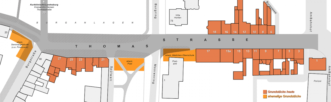 Grundstückskarte Thomasstraße, 2014