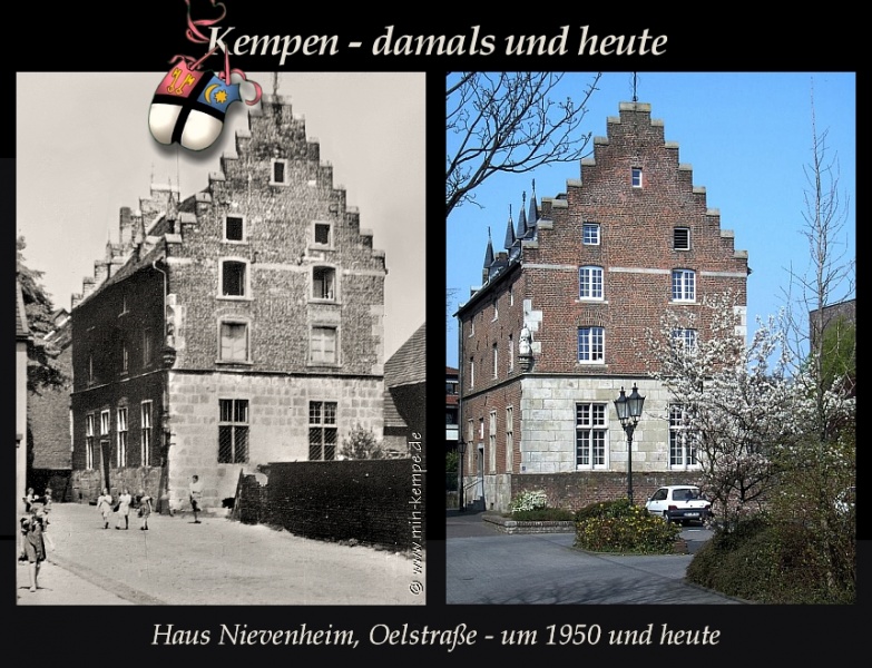 Datei:Damals heute Haus Nievenheim.jpg