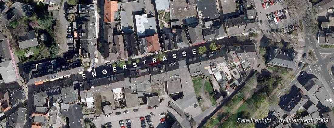 Satellitenbild Engerstraße, 2009