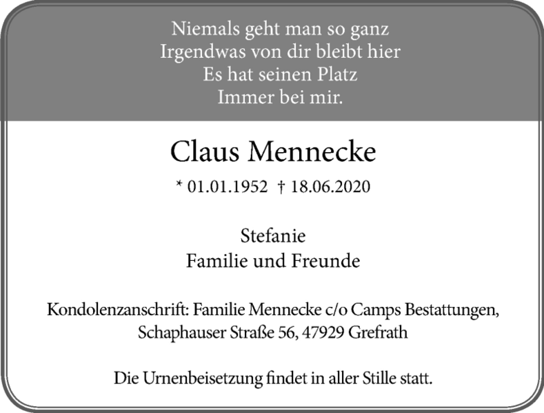 Datei:Todesanzeige Mennecke Claus 2020.png