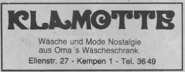 Anzeige in der Sonderbeilage der WZ zum Stadtfest in Kempen 1982